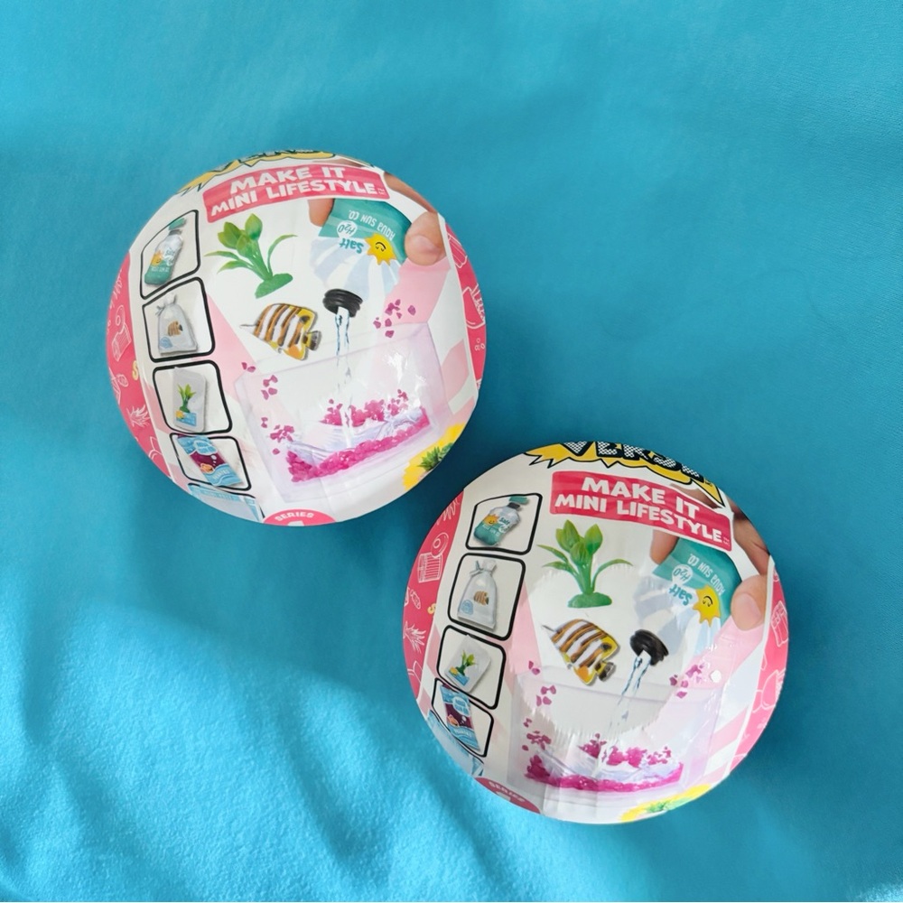 2 Sealed MGA's Miniverse Make It Mini Lifestyle Balls